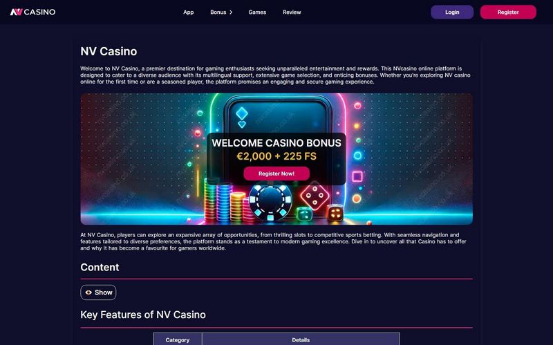 Voordelen en nadelen van NV Casino